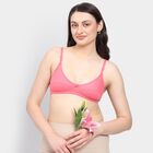 Ladies' 100% Cotton Bra , मूँगा (कोरल), small image number null