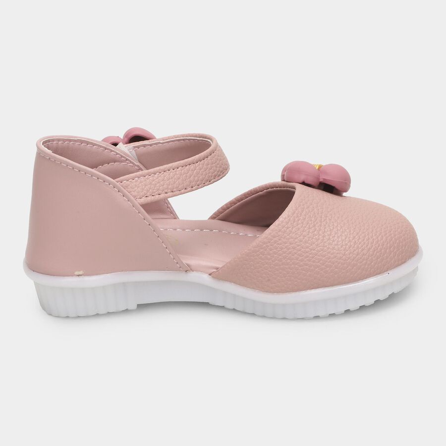Girls' Sandal With Velcro, Purple, large image number null