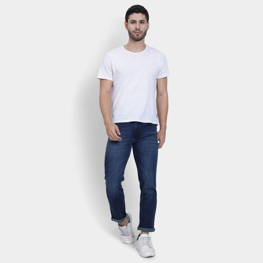 Men's Slim Fit Jeans , Mid Blue, large image number null