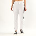 Ladies' Track Pants, Ecru Melange, small