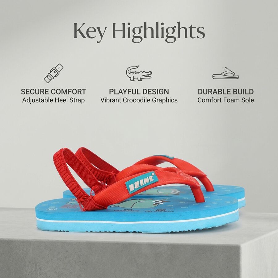 Kids Unisex Slipper, Blue, large image number null