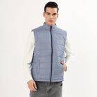 Men's Light Blue High Neck Casual Jacket, हल्का नीला, small image number null