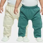 Infants' Multicolour Regular Fit Cargo Pocket Pyjama, Teal Blue, small