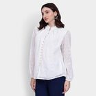Ladies' Shirt , ऑफ व्हाइट, small image number null
