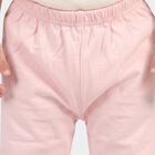 Infants Pink Jogger Floral Embroidered Pyjama, हल्का गुलाबी, small