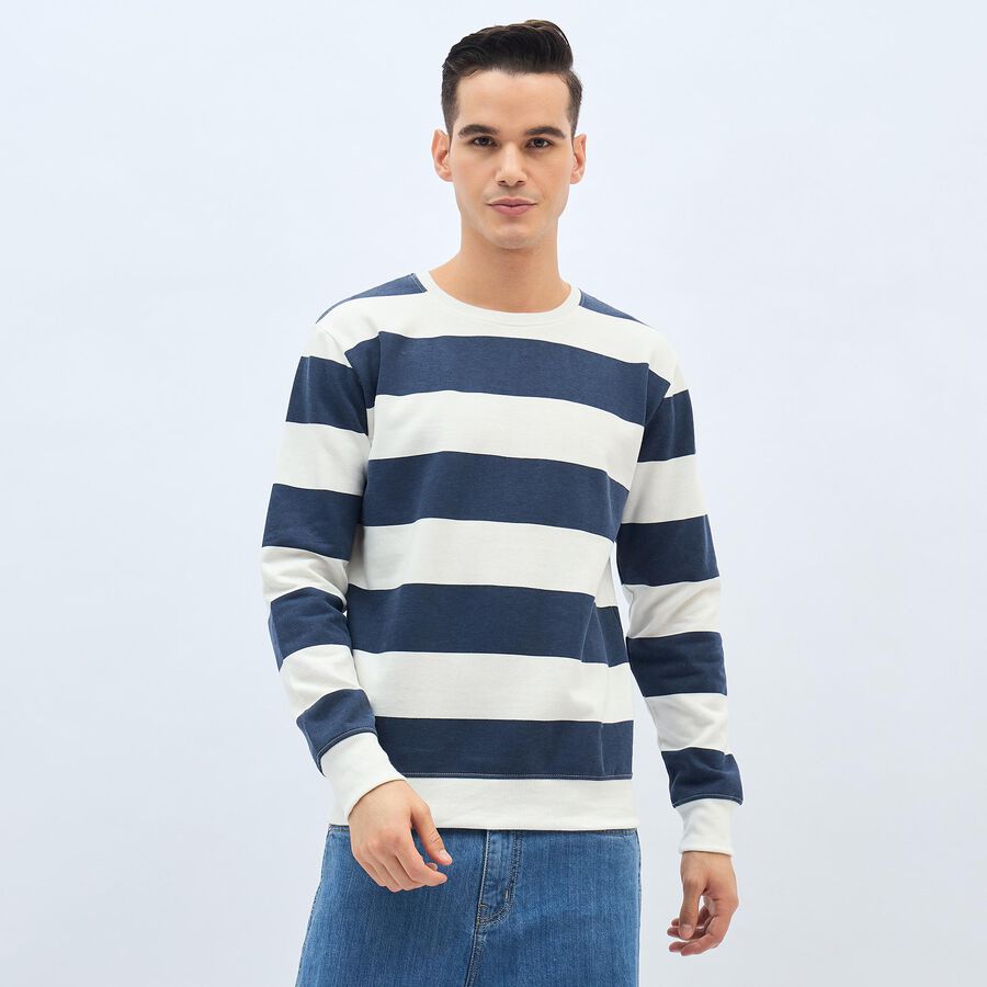 Men's Sweatshirt, Navy Blue, large image number null