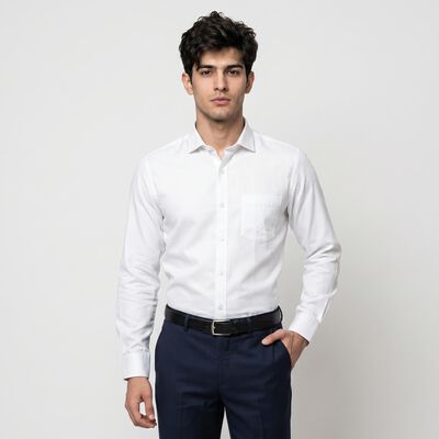 Men's White Formal Shirt
