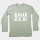 Boys' Sage Green Round Neck Regular Boys T-Shirt, Light Green, small