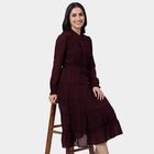 Ladies' Dress, Wine, small