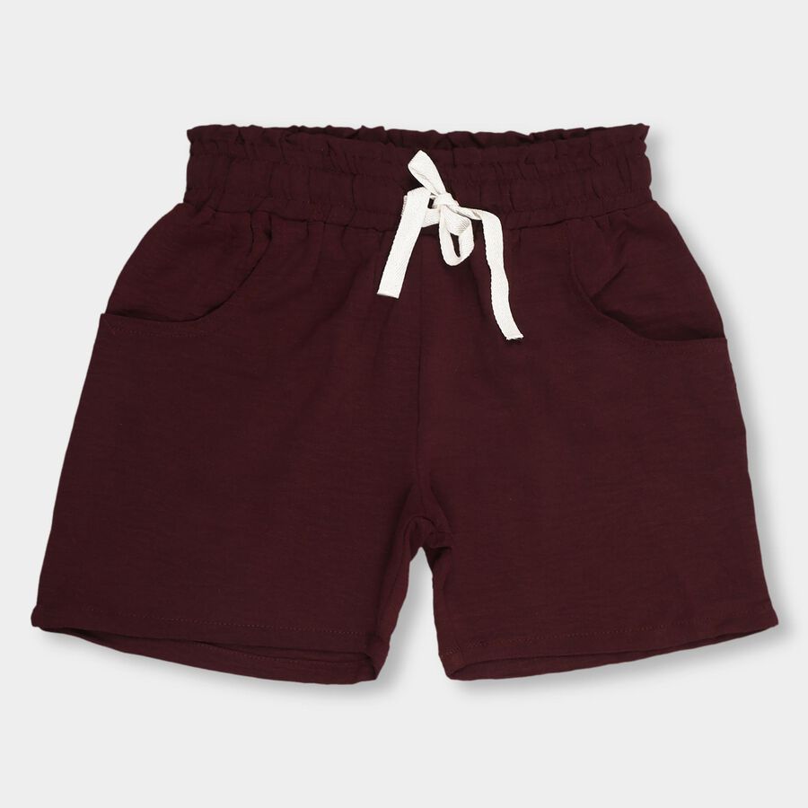 Girls' Shorts, Wine, large image number null