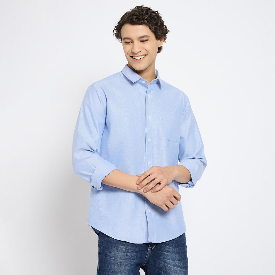 Men's Casual Shirt, हल्का नीला, large image number null