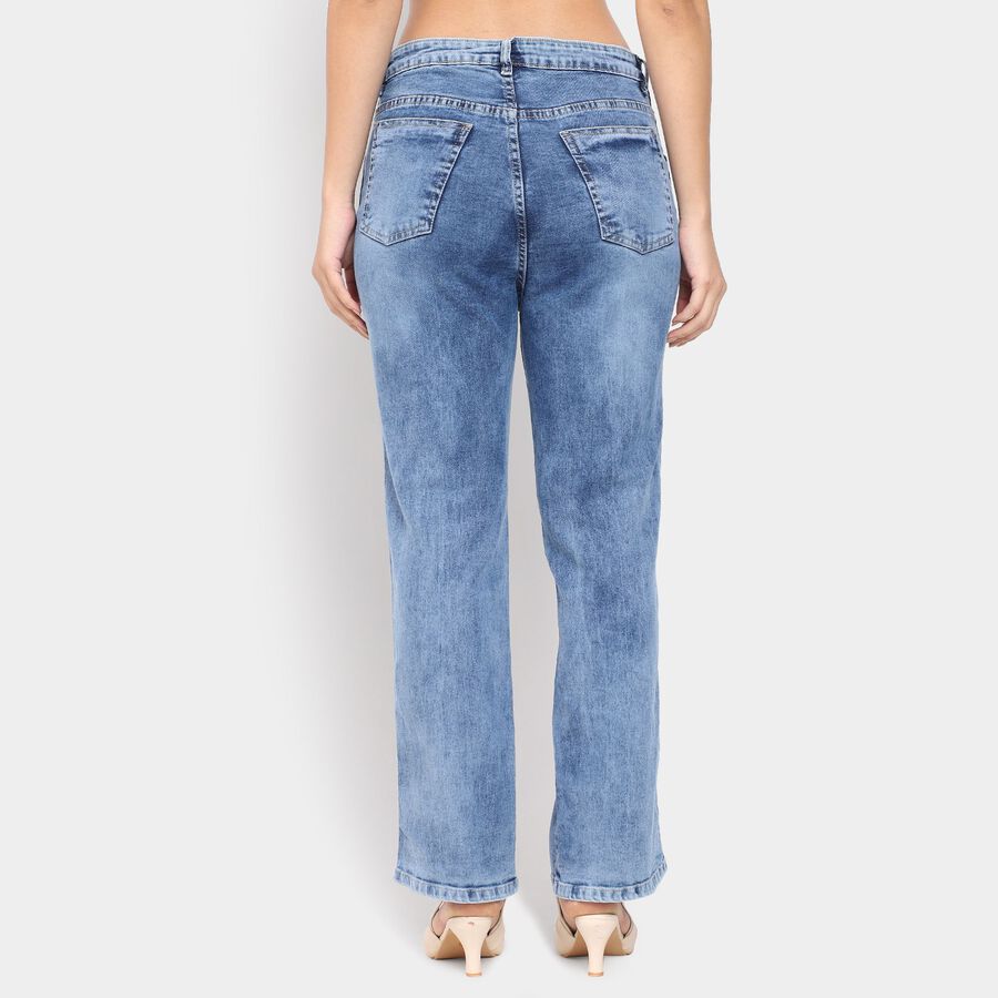 Ladies' Jeans , मध्यम नीला, large image number null