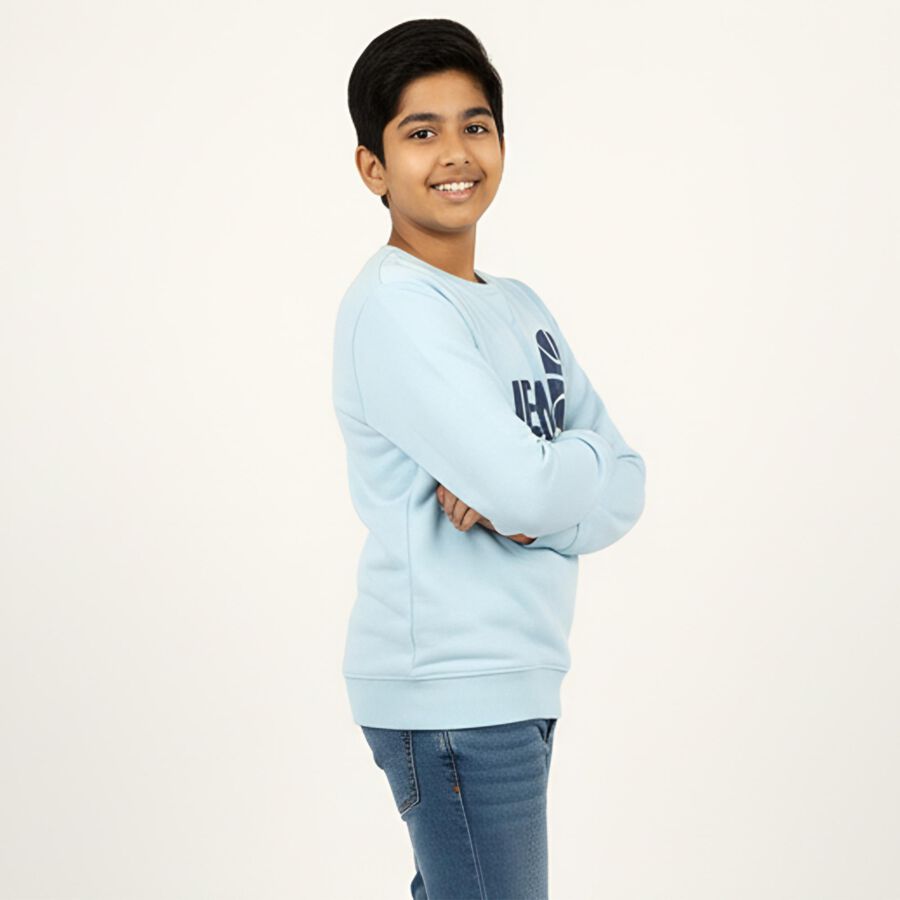 Boys' Sweatshirt, Light Blue, large image number null