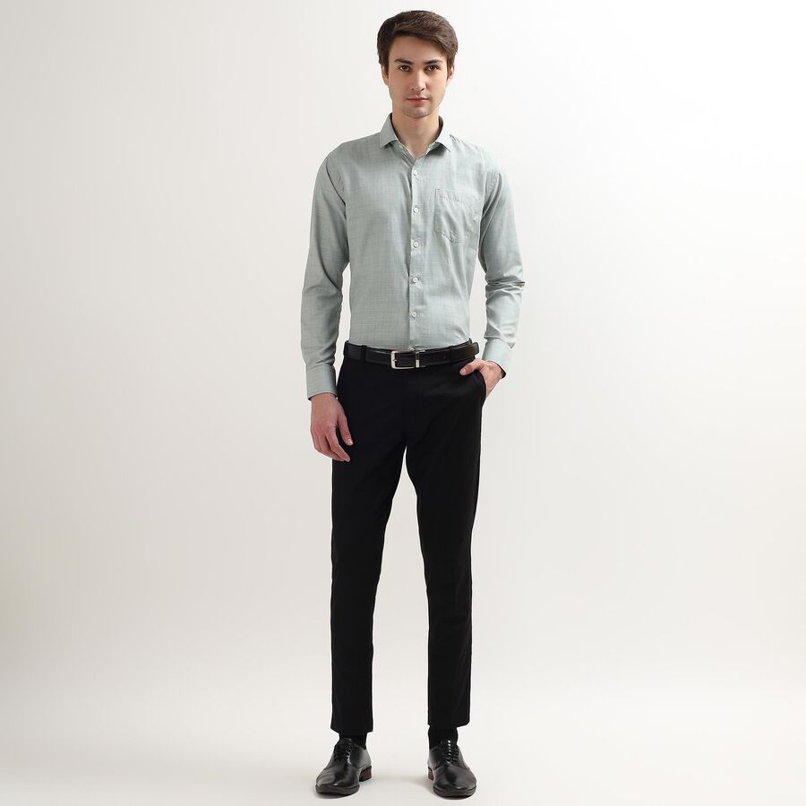 Men's Formal Shirt, Light Green, large image number null