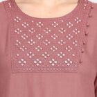 Ladies' Kurta, बैंगनी, small image number null