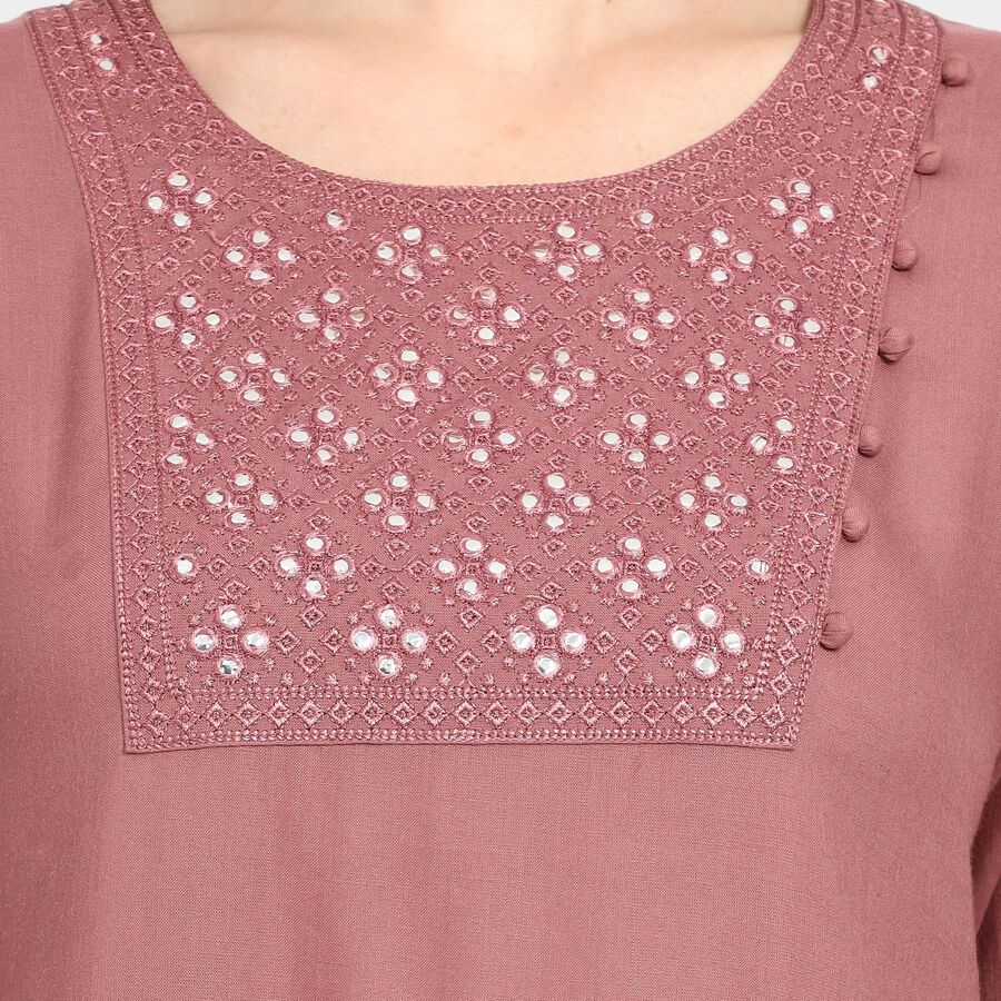 Ladies' Kurta, बैंगनी, large image number null
