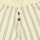 Infants' Off White Jogger Striped Cotton Pyjama, Off White, small