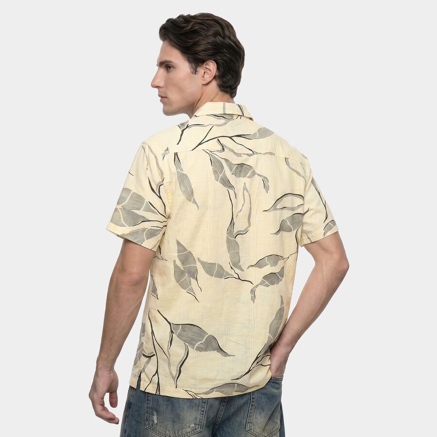Men's Casual Shirt, Off White, large
