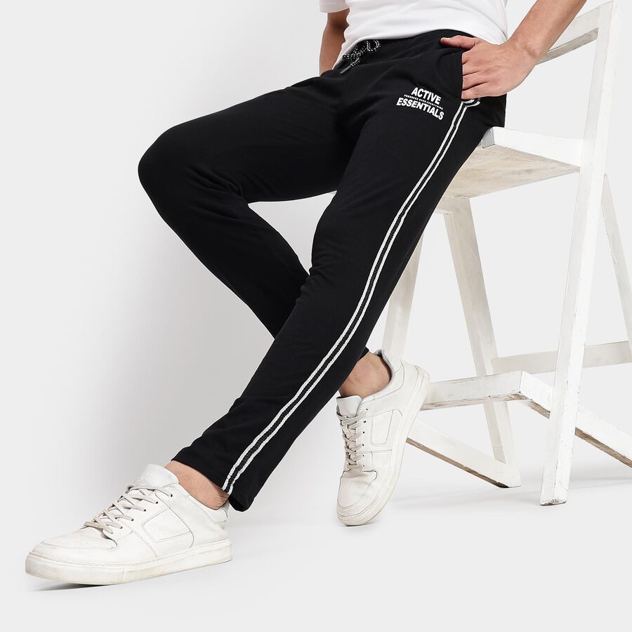 Men's Track Pants, काला, large image number null
