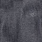 Girls Muted Charcoal Blue Round Neck Thermal, Melange Blue, small image number null