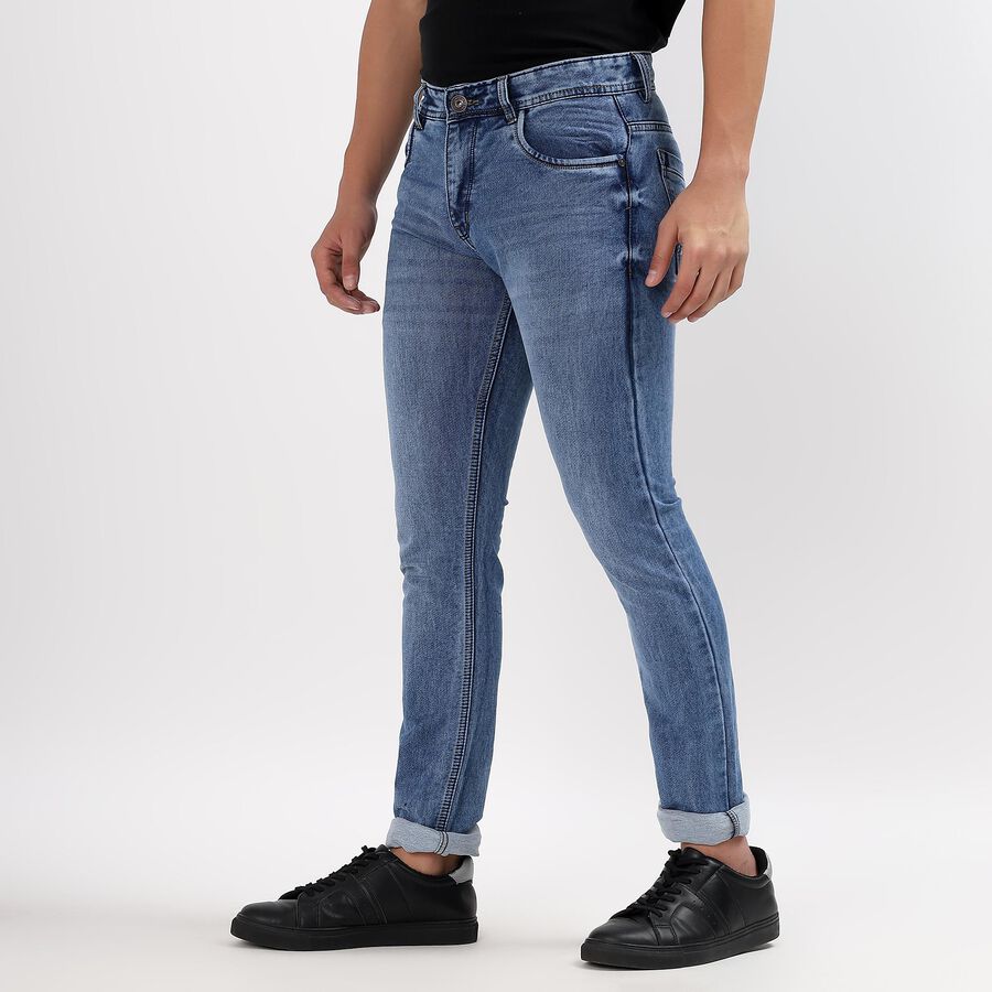 Men's Skinny Jeans, Mid Blue, large image number null