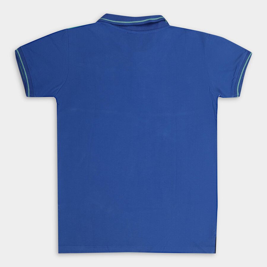 Boys' Half Sleeves T-Shirt, रॉयल ब्लू, large image number null