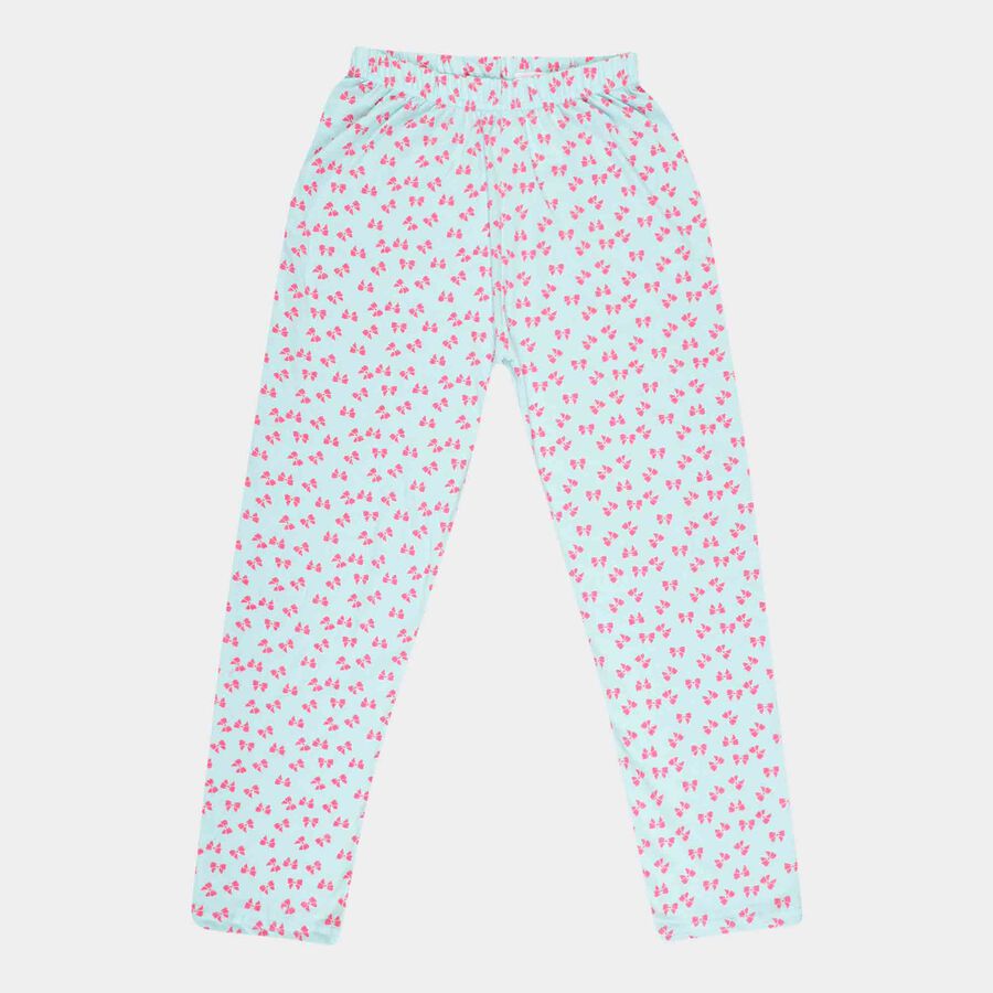 Printed Pyjama, Aqua, large image number null
