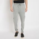Men's 100% Cotton Jogger , Light Grey, small image number null
