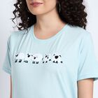 Ladies' Round Neck T-Shirt , Light Blue, small image number null