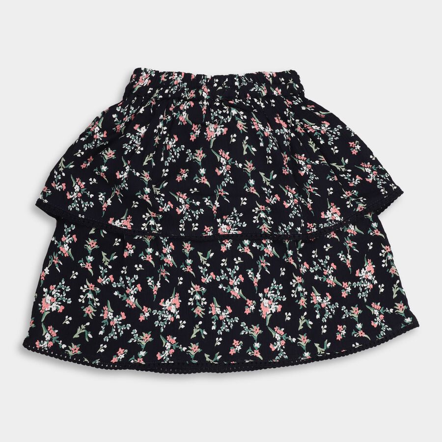 Girls' Skirt , Navy Blue, large image number null