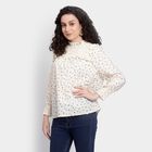 Ladies' 100% Cotton Top , ऑफ व्हाइट, small image number null