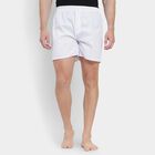 Men's 100% Cotton Boxers , सफ़ेद, small image number null