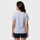 Women's Light Blue Round Neck Regular T-Shirt, Light Blue, small