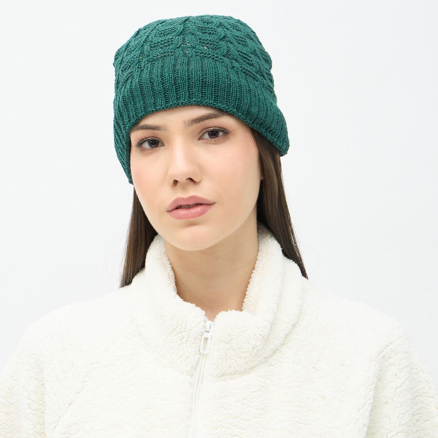 Ladies' Cap, गहरा हरा, large image number null