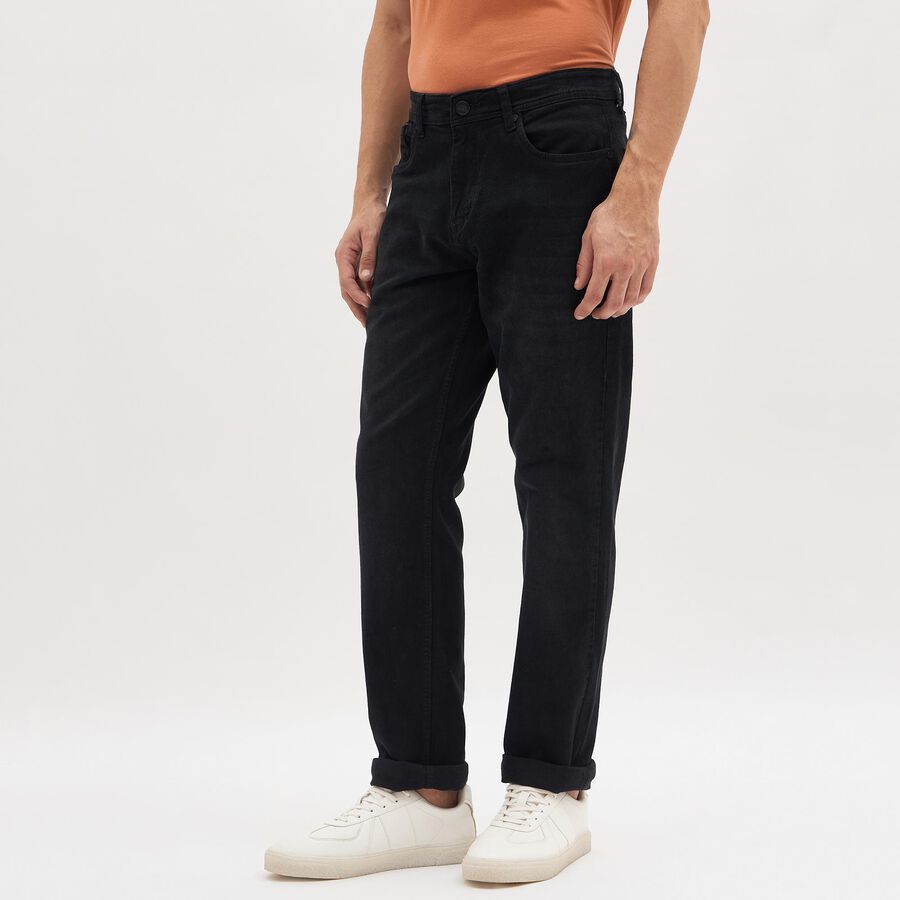 Men's Jeans, Black, large