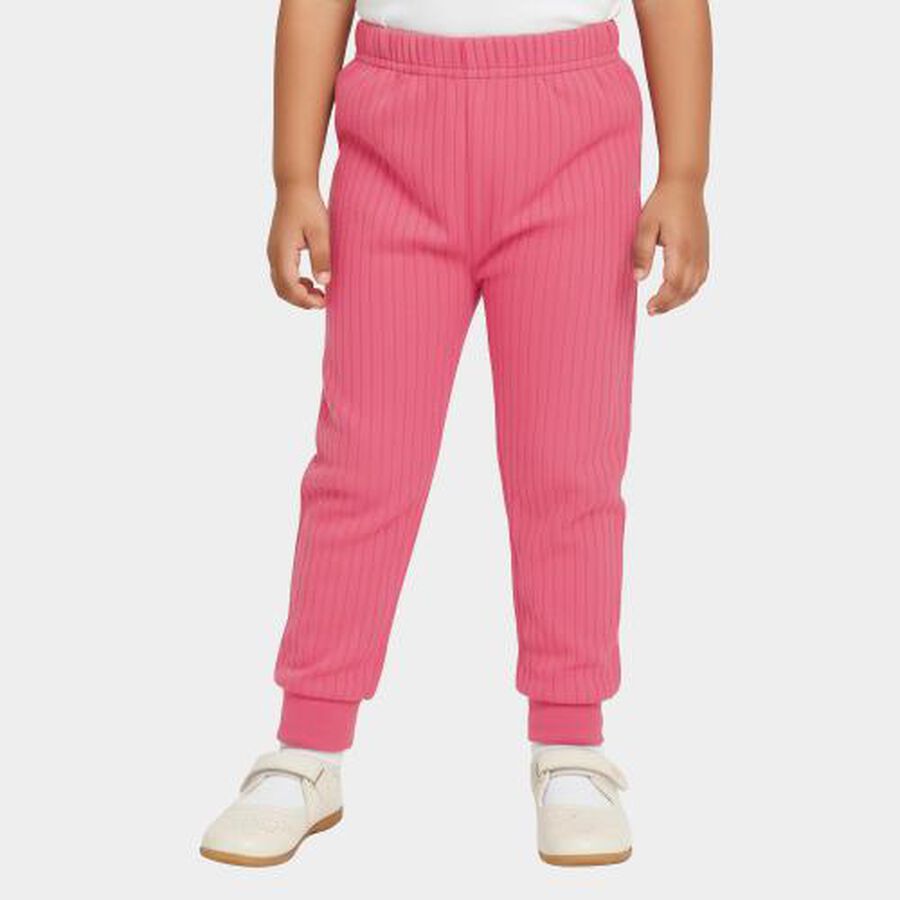 Girls' Thermal Lower, वाइन, large image number null