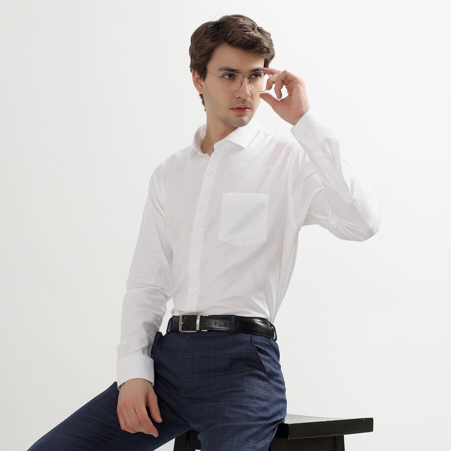 Men's Formal Shirt, White, large image number null