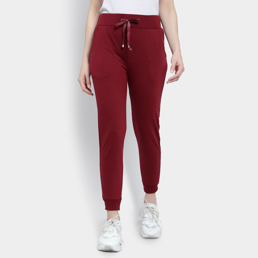 Solid Joggers, Wine, large image number null