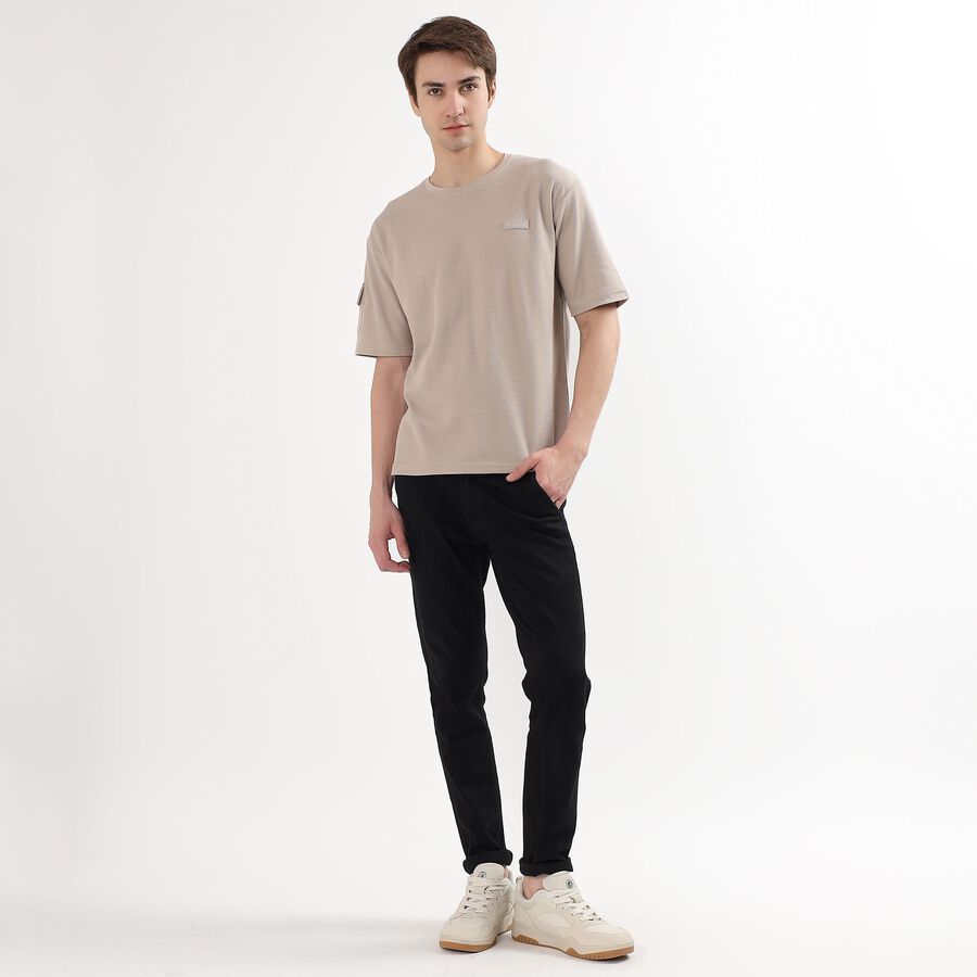 Men's Half Sleeves T-Shirt, Beige, large image number null