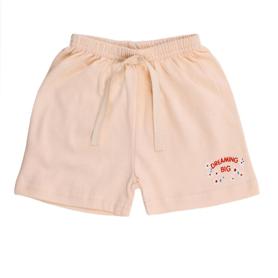 Infants' Half Pant, पीच, large image number null