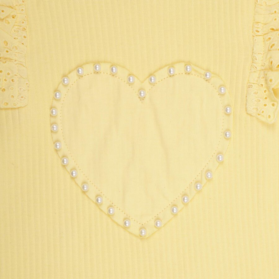 Girls' T-Shirt, Yellow, large image number null