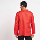 Printed Regular Kurta, Red, small image number null