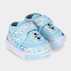 Boys' Light Blue Velcro Strap Sneakers, Blue, small
