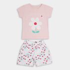 Girls' Short Set, हल्का गुलाबी, small image number null