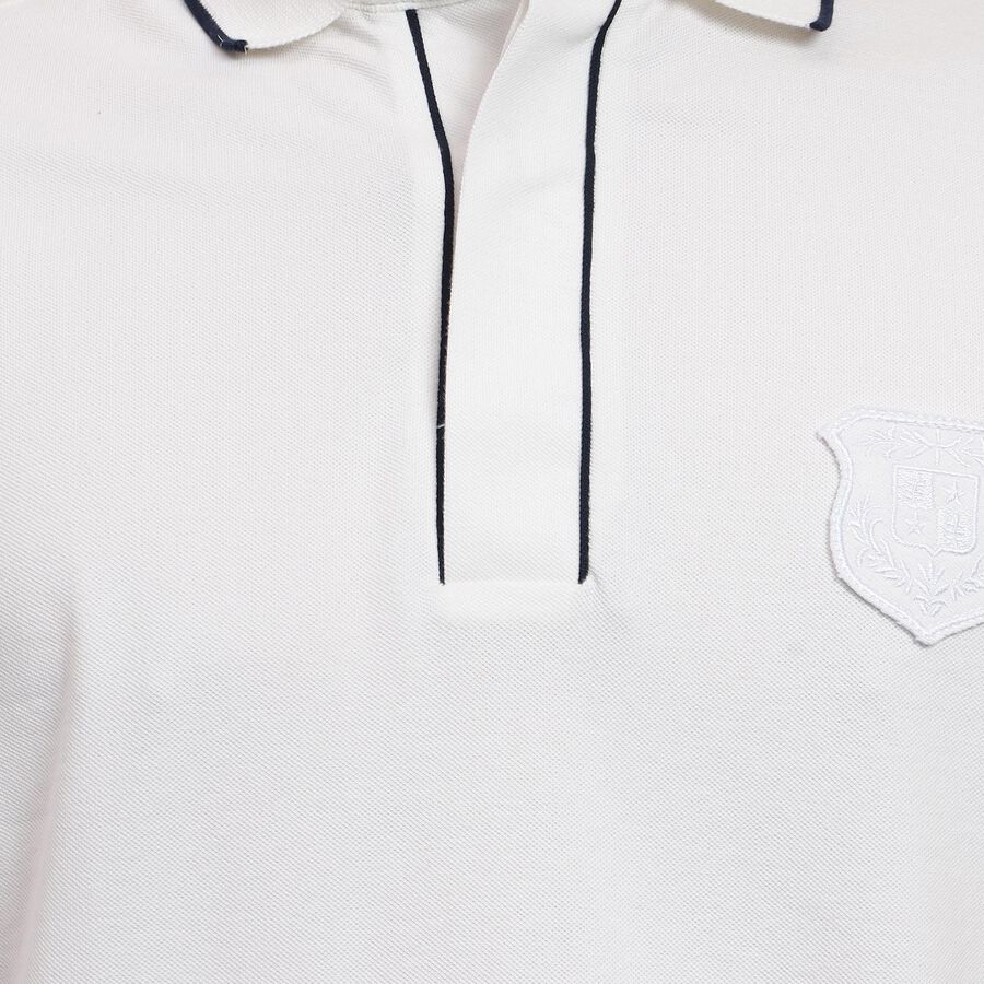 Men's Collared Half Sleeves T-Shirt , सफ़ेद, large image number null