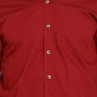 Cotton Solid Casual Shirt, Maroon, small image number null