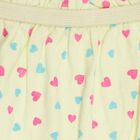 Girls' 100% Cotton Bloomer , Yellow, small