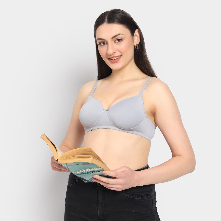 Ladies' Bra, Dark Grey, large image number null