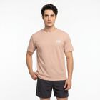 Men's Light Pink Round Neck Regular Drifit T-Shirt, हल्का गुलाबी, small