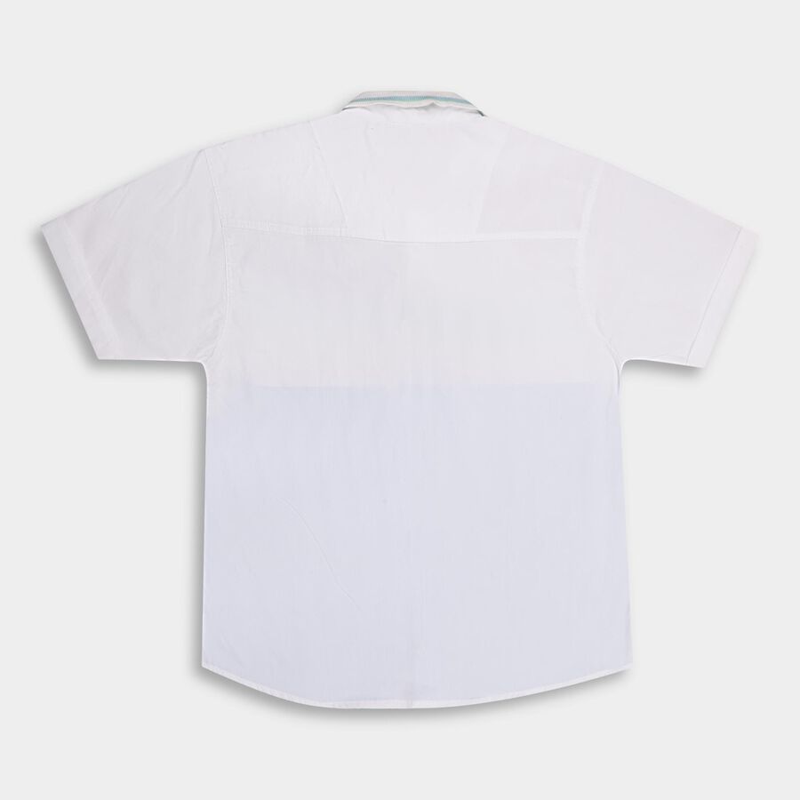 Boys' 100% Cotton Casual Shirt , Light Blue, large image number null